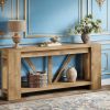 Console Table, 2-Tier Long Sofa Table Hallway Table