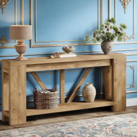 Console Table, 2-Tier Long Sofa Table Hallway Table