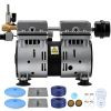 Pond Aerators, 5.2CFM Aeration System for Lakes up to 3 Acres, 3/4 HP Air Compressor, 2 Diffusers & Two 100' Weighted Tubings