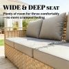 Rattan sofa, outdoor sofa, terrace sofa, balcony sofa