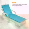 Foldable Chaise Lounge Cushion Set of 2(Only includes 2 cushions)