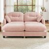 Cloud Sectional Couches,Premium Chenille Fabric Paired With Soft Throw Pillows