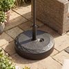 Fillable Umbrella Base 90 LBS Heavy Duty Sand Filled Round Market Umbrella Stand