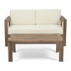 GENSER LOVESEAT & COFFEE TABLE