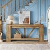 Console Table, 2-Tier Long Sofa Table Hallway Table