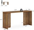 Console Table, Farmhouse Entryway Table Couch Table Behind Sofa