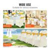 Stretch Spandex Folding Chair Covers, Universal Fitted Chair Cover, Removable Washable Protective Slipcovers, for Wedding, Holiday, Banquet, Party